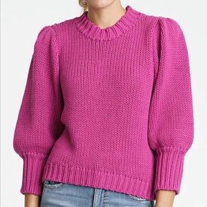 Pistola Women’s Gabbie, pink purple orchid  sweater size XS.